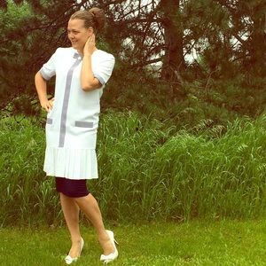 🆕 Vintage white sailor dress.